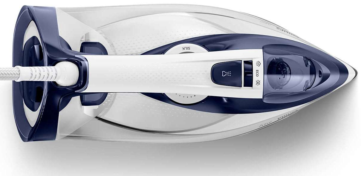 Plancha de vapor - Philips Azur GC4541/20, 45 g/min, Golpe de vapor 200 g, 2400 W, Suela SteamGlide