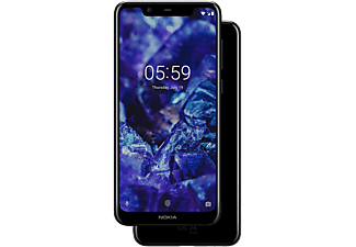 NOKIA 5.1 Plus DualSIM fekete kártyafüggetlen okostelefon