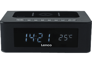 LENCO CR-580 - Radiosveglia (FM, Nero)