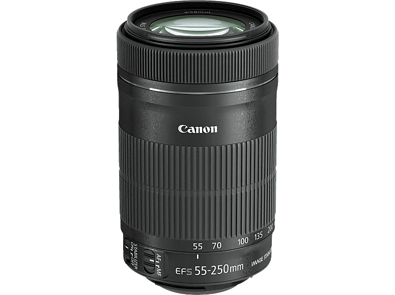 CANON EF-S 55-250mm f/4-5.6 IS STM - Zoomobjektiv(Canon EF-S-Mount, APS-C)