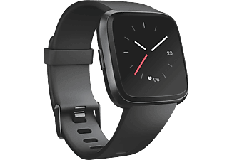 FITBIT Versa - Smartwatch (S/L, Nero)