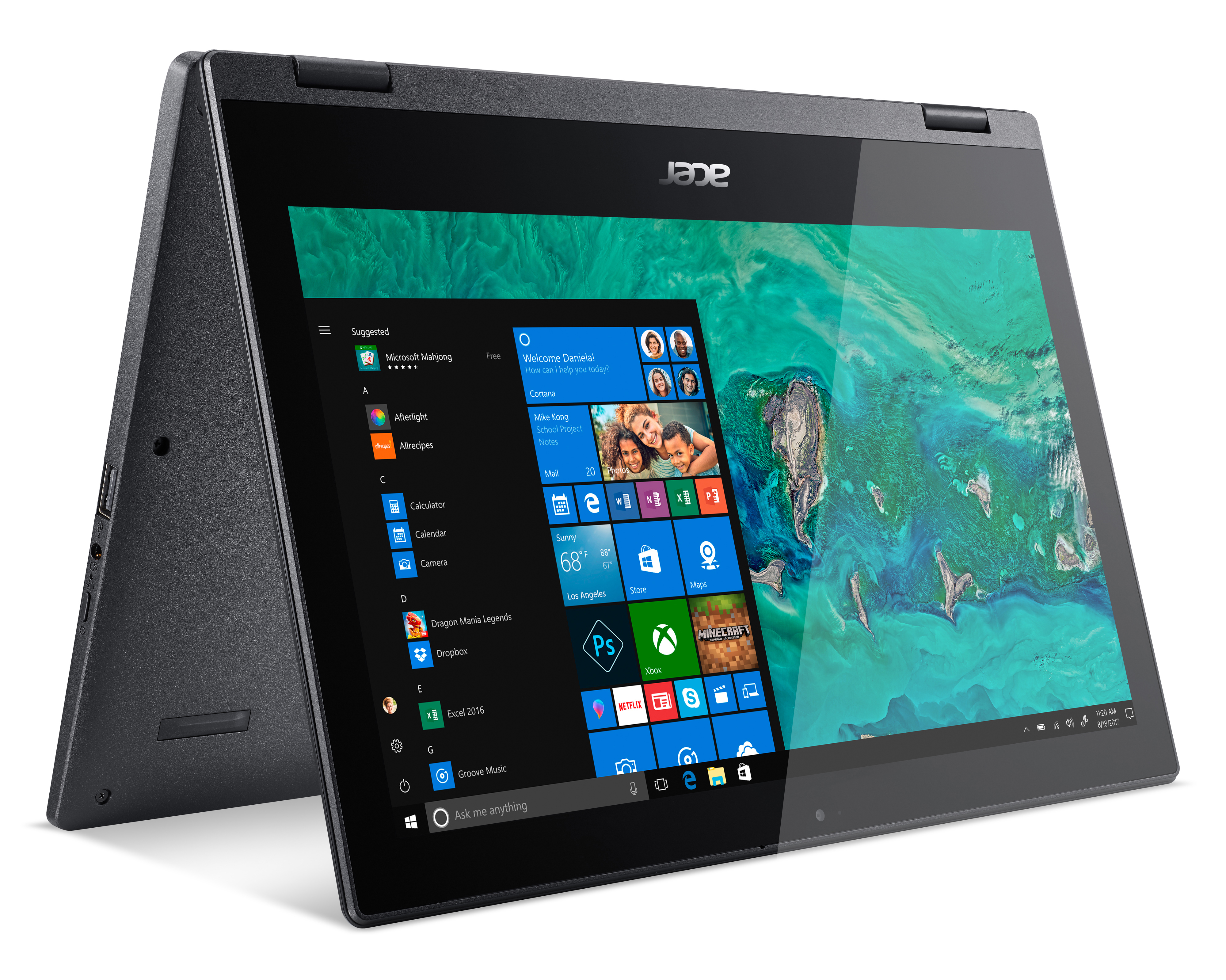 ACER Spin 1 (SP111-33-C4CF) - 11,6 Zoll - Intel® Celeron® N4000 - 4 GB - 64 GB - Intel® UHD 600 - Windows 10 Home S-Modus (64 Bit)