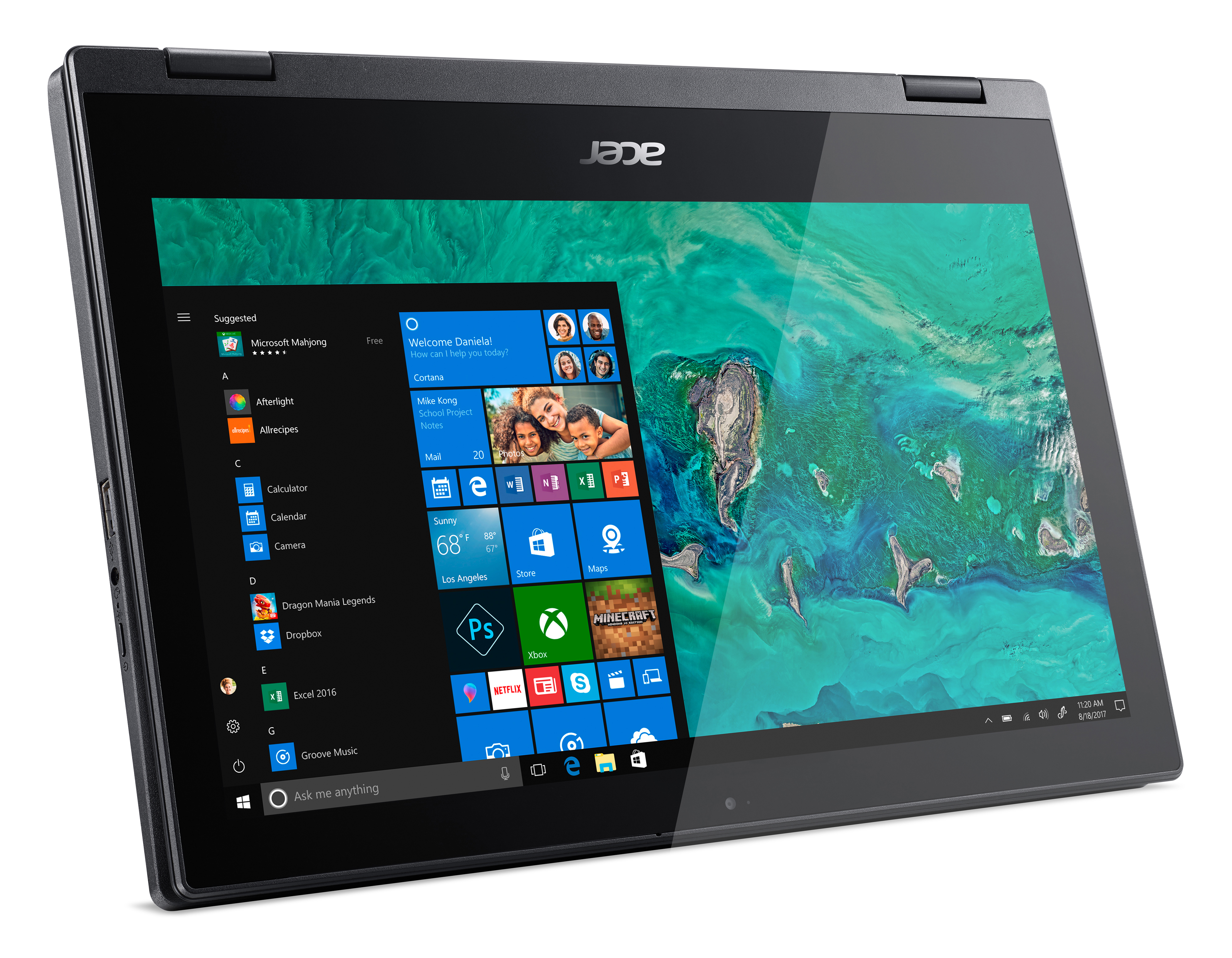 ACER Spin 1 (SP111-33-C4CF) - 11,6 Zoll - Intel® Celeron® N4000 - 4 GB - 64 GB - Intel® UHD 600 - Windows 10 Home S-Modus (64 Bit)