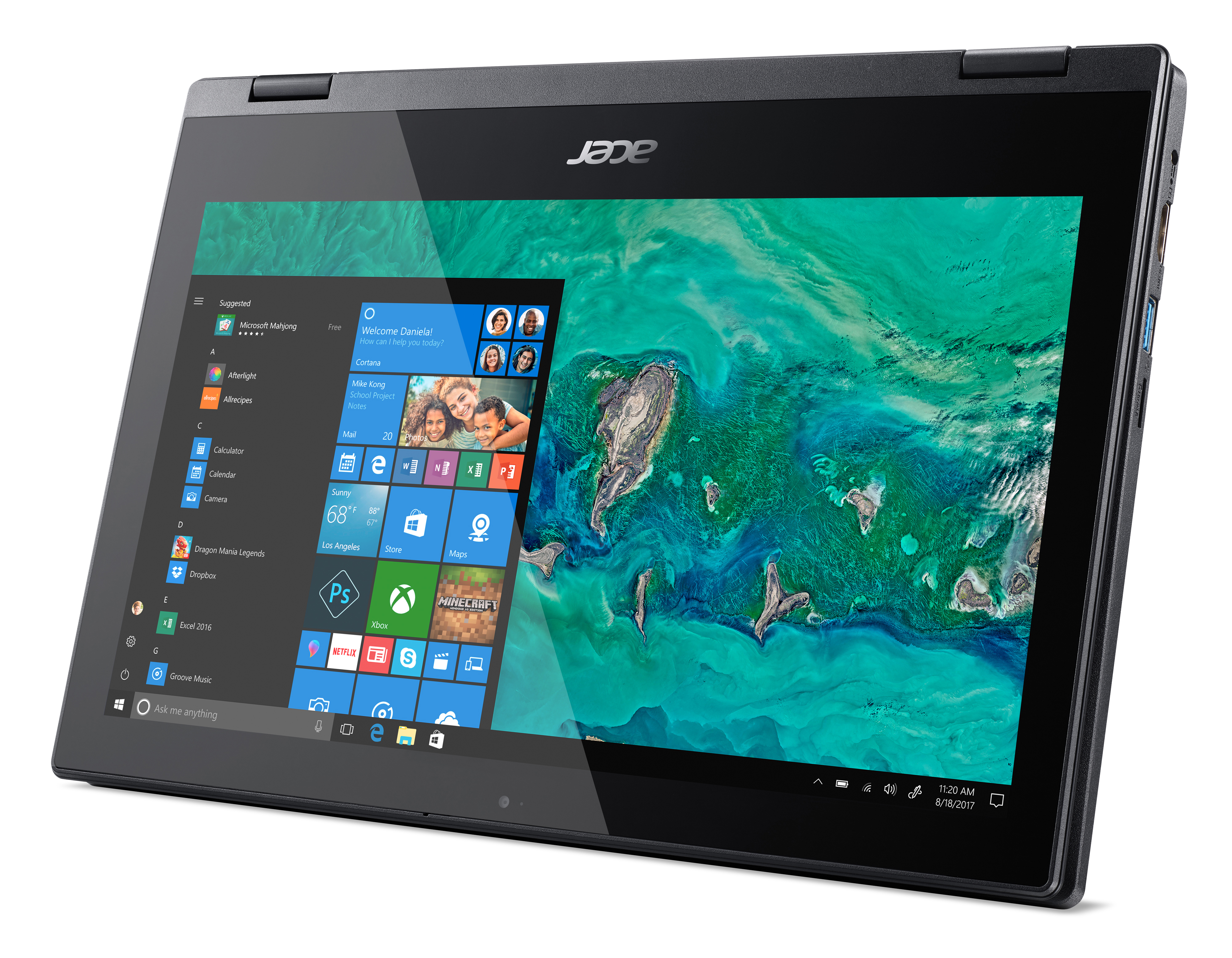 ACER Spin 1 (SP111-33-C4CF) - 11,6 Zoll - Intel® Celeron® N4000 - 4 GB - 64 GB - Intel® UHD 600 - Windows 10 Home S-Modus (64 Bit)