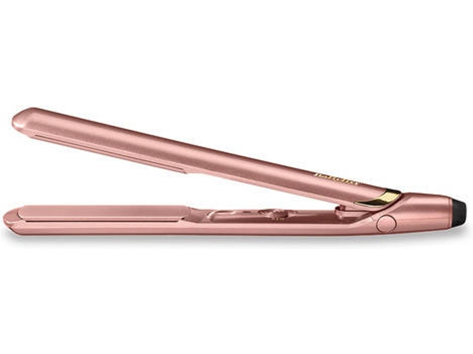 Plancha de pelo - Babyliss 2598PE, Cerámica, Regulador temperatura, Rosa