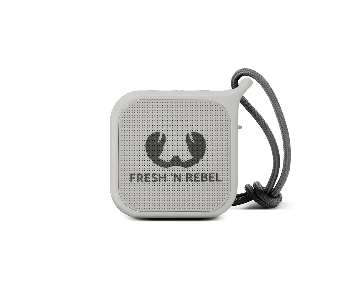 FRESH ‘N REBEL Rockbox Pebble Bluetooth Lautsprecher, Hellgrau