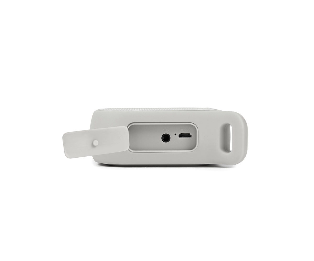 FRESH ‘N REBEL Rockbox Pebble Bluetooth Lautsprecher, Hellgrau