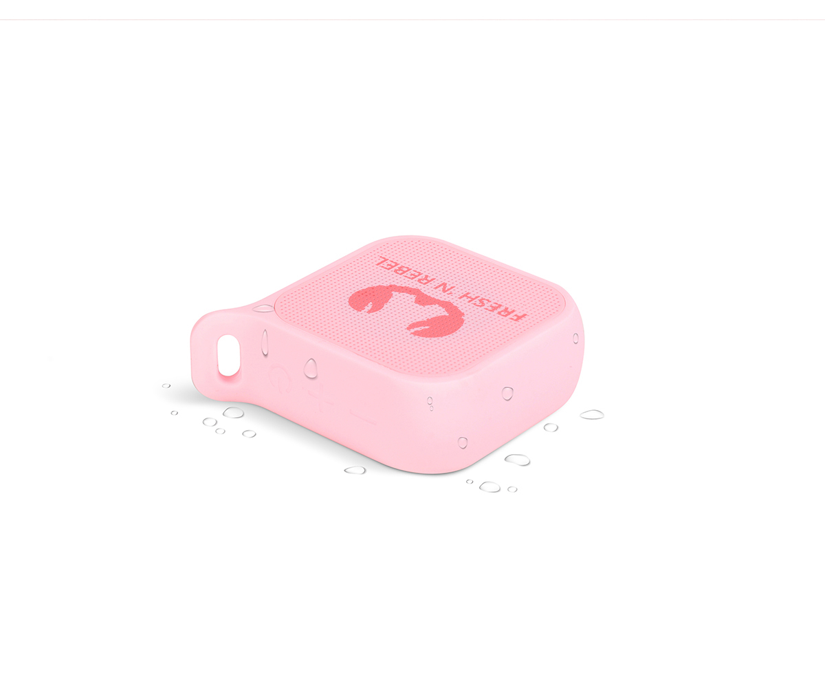 FRESH ‘N REBEL Rockbox Pebble Bluetooth Lautsprecher, Rosa