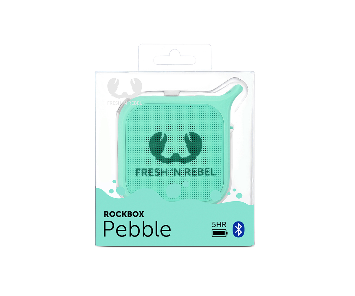 FRESH ‘N REBEL Rockbox Pebble Bluetooth Lautsprecher, Türkis
