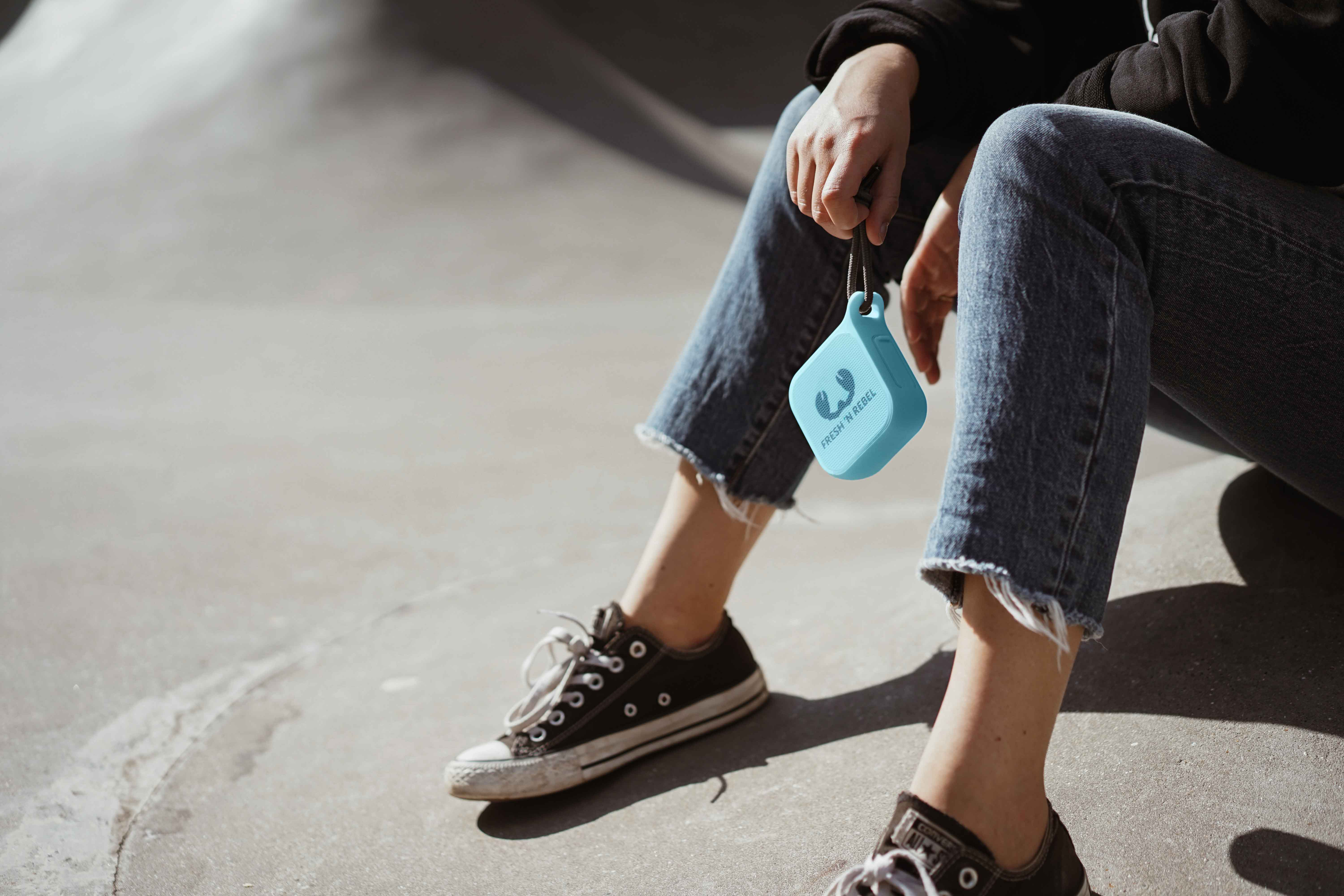 FRESH N REBEL Rockbox Pebble Bluetooth Lautsprecher, Hellblau