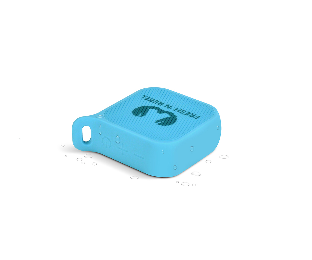 FRESH N REBEL Rockbox Pebble Bluetooth Lautsprecher, Hellblau