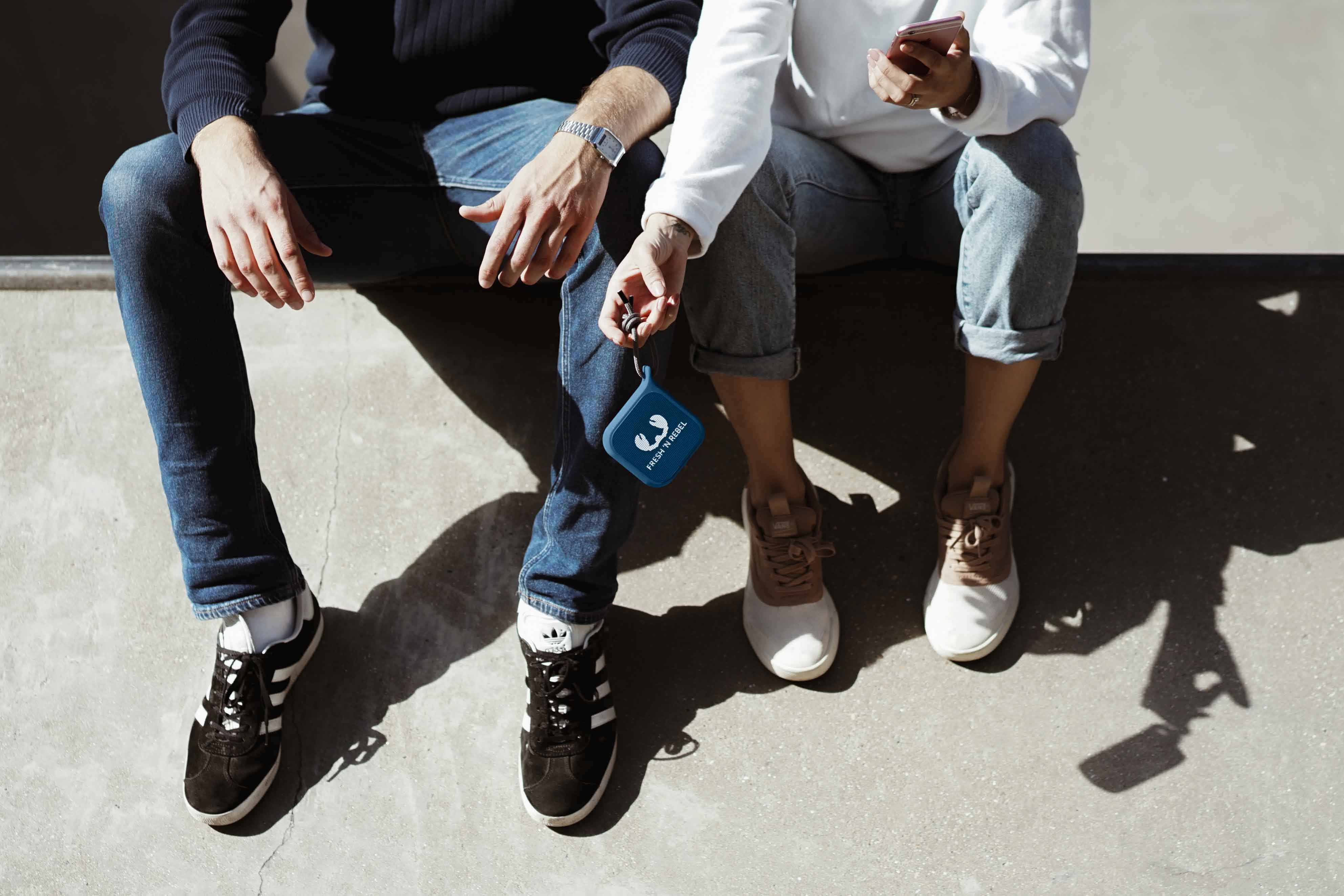 FRESH ‘N REBEL Rockbox Pebble Bluetooth Lautsprecher, Dunkelblau