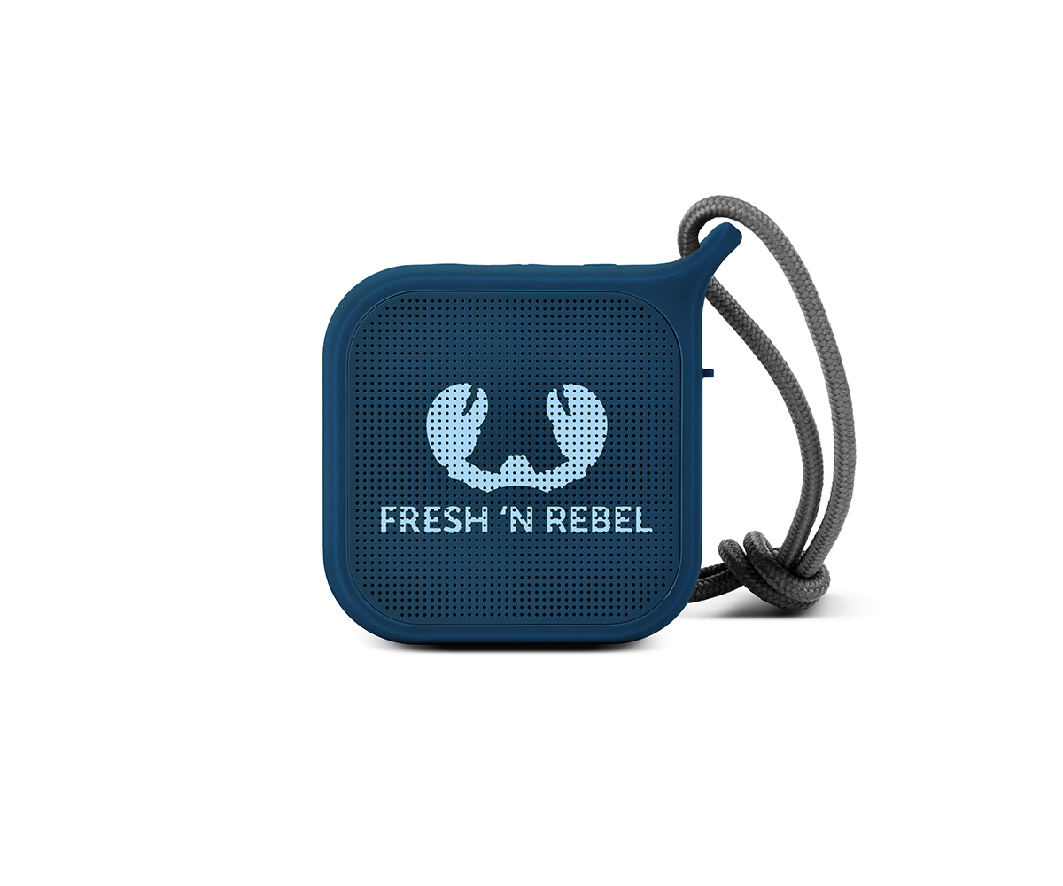 FRESH ‘N REBEL Rockbox Pebble Bluetooth Lautsprecher, Dunkelblau