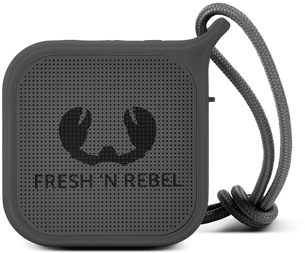 FRESH ‘N REBEL Rockbox Pebble Bluetooth Lautsprecher, Dunkelgrau