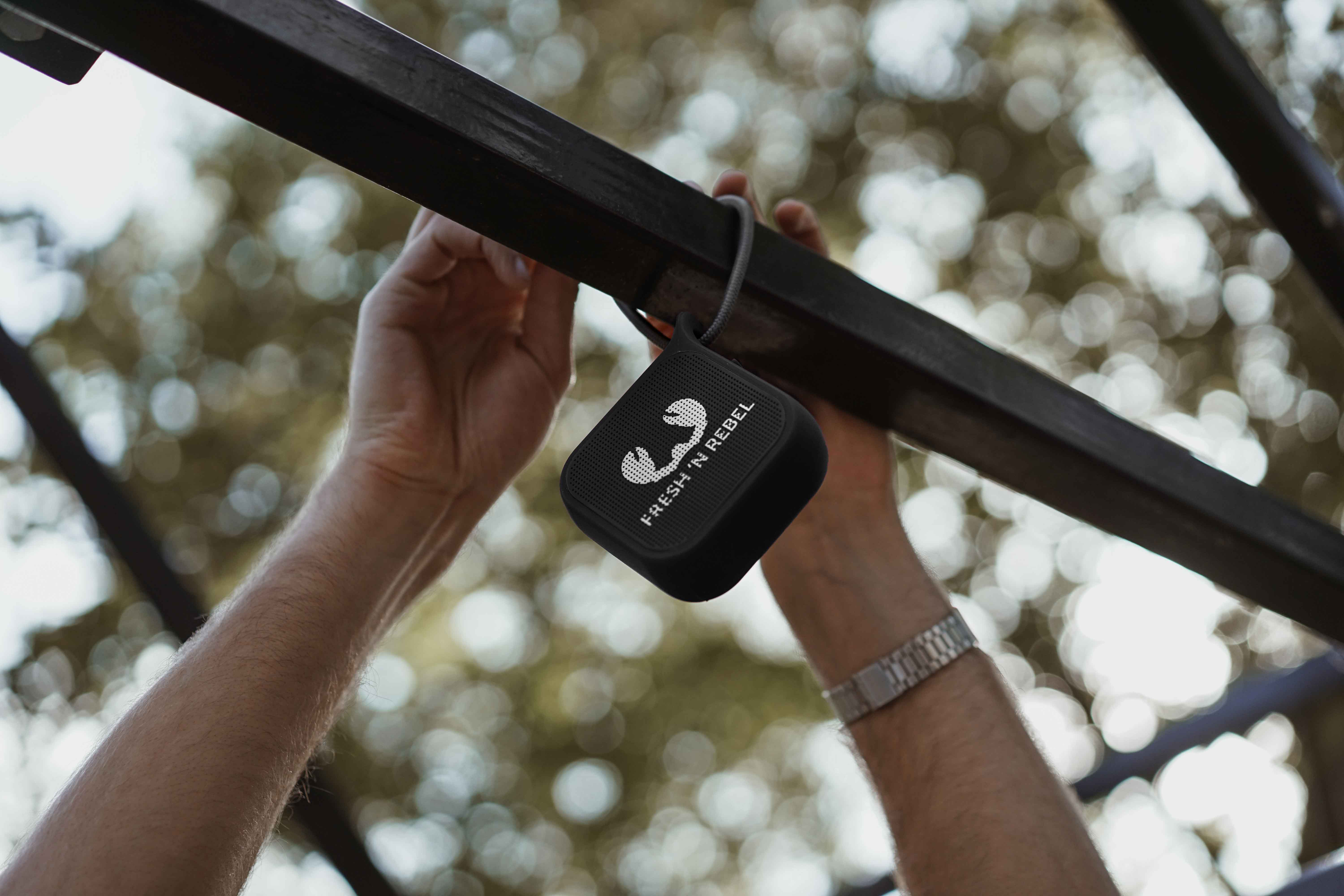 FRESH ‘N REBEL Rockbox Pebble Bluetooth Lautsprecher, Schwarz