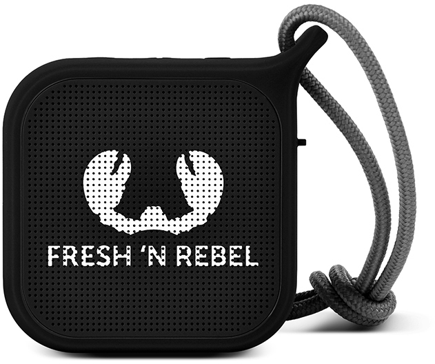FRESH ‘N REBEL Rockbox Pebble Bluetooth Lautsprecher, Schwarz