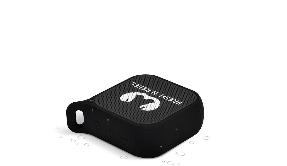 FRESH ‘N REBEL Rockbox Pebble Bluetooth Lautsprecher, Schwarz