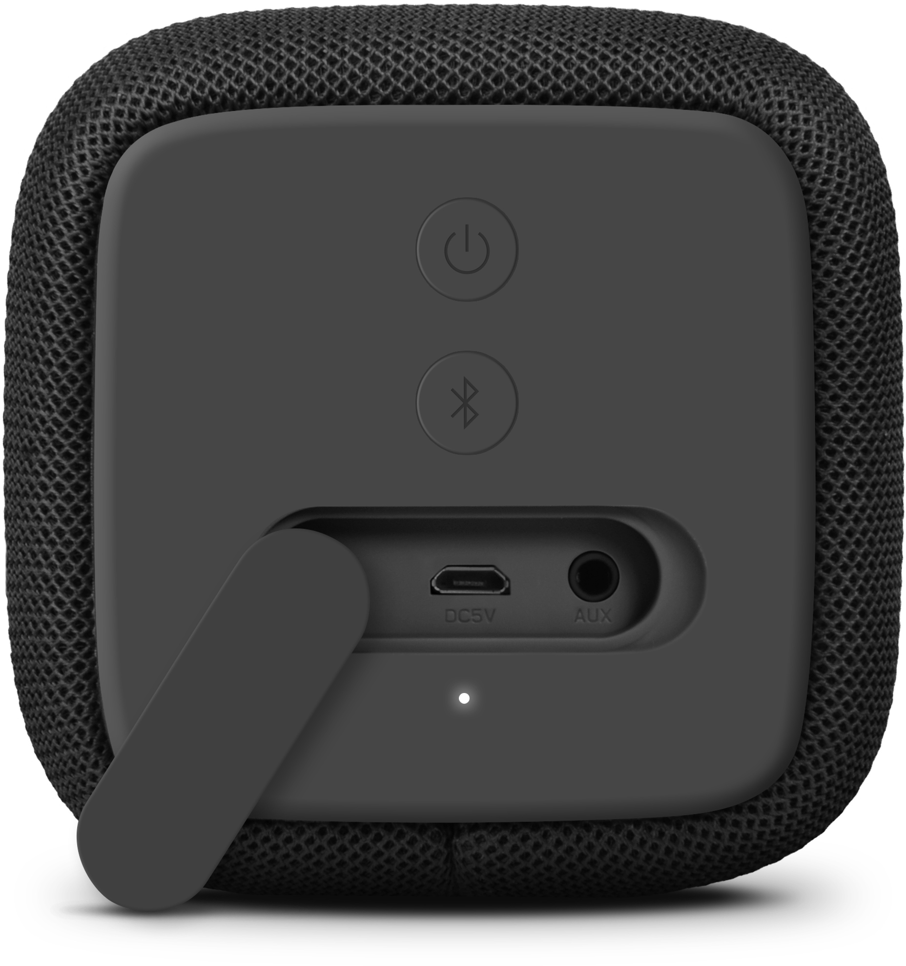 FRESH ‘N REBEL Rockbox Bold S Concrete Bluetooth Lautsprecher, Schwarz, Wasserfest