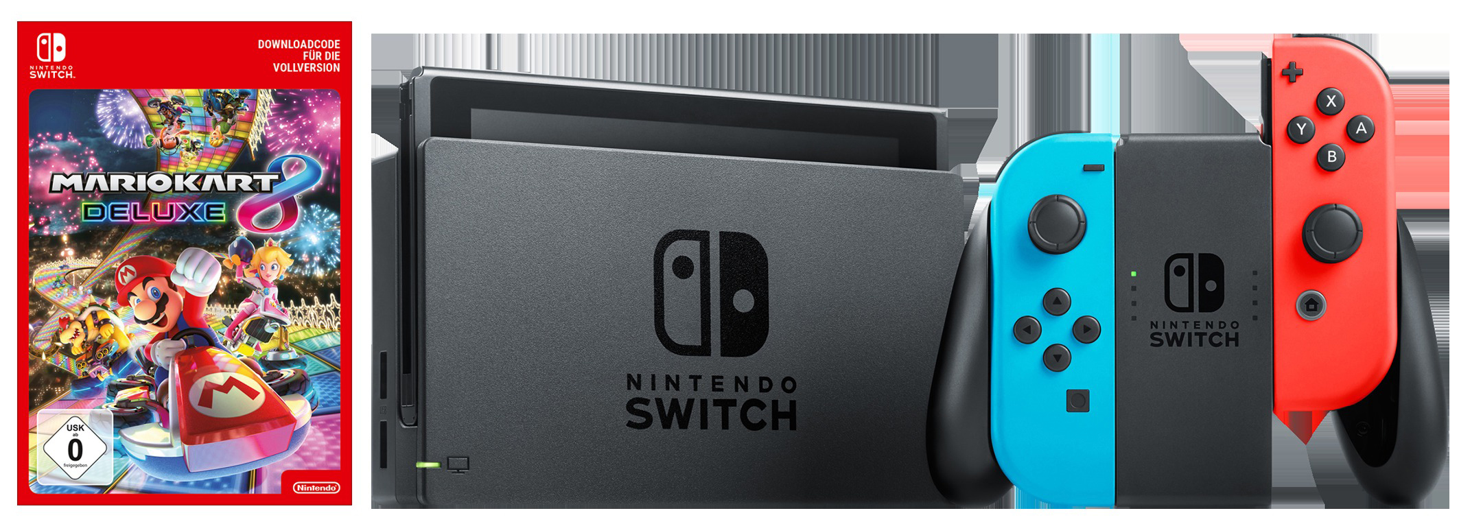NINTENDO Switch Mario Kart 8 Deluxe Bundle