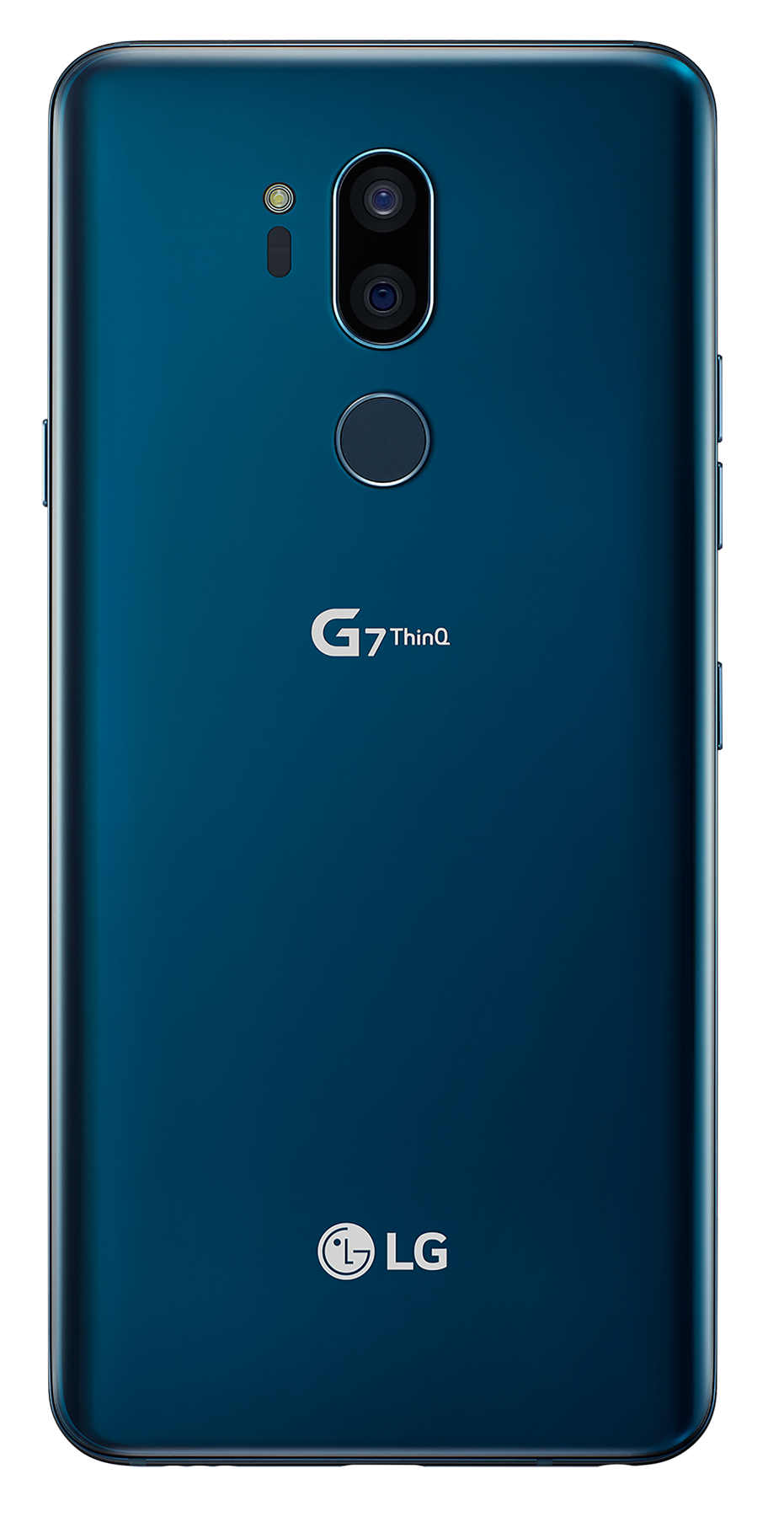 Móvil - LG G7 ThinQ, 6.1", Pantalla súper brillante LCD QHD+, Qualcomm Snapdragon 845 Octa-Core, 4 GB, 64 GB, 16 MP, 8 MP, Azul