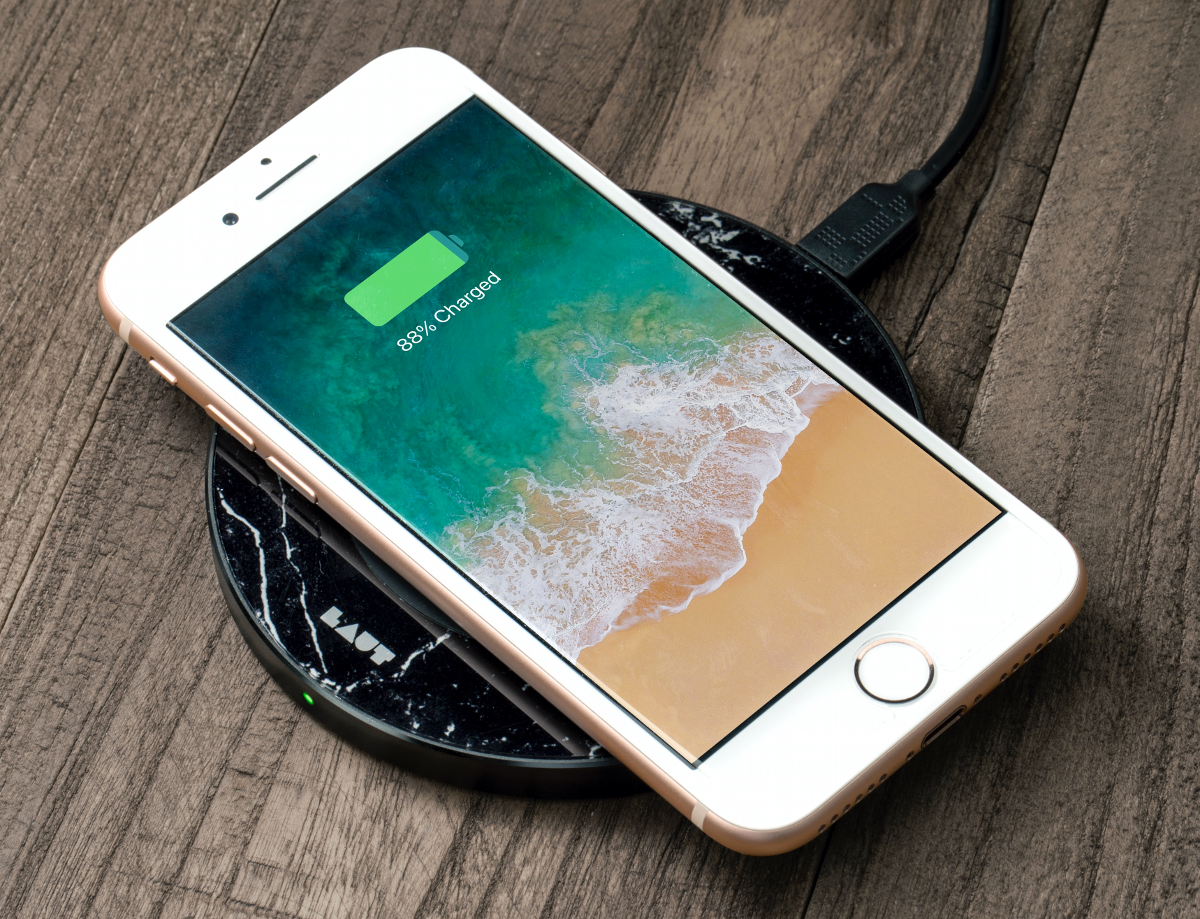 LAUT Qi™ Base - Chargeur sans fil (Noir)