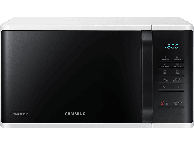 Mit bester Qualität! SAMSUNG MG23K3513AW/EG, Mikrowelle (800 Watt, Grillfunktion)