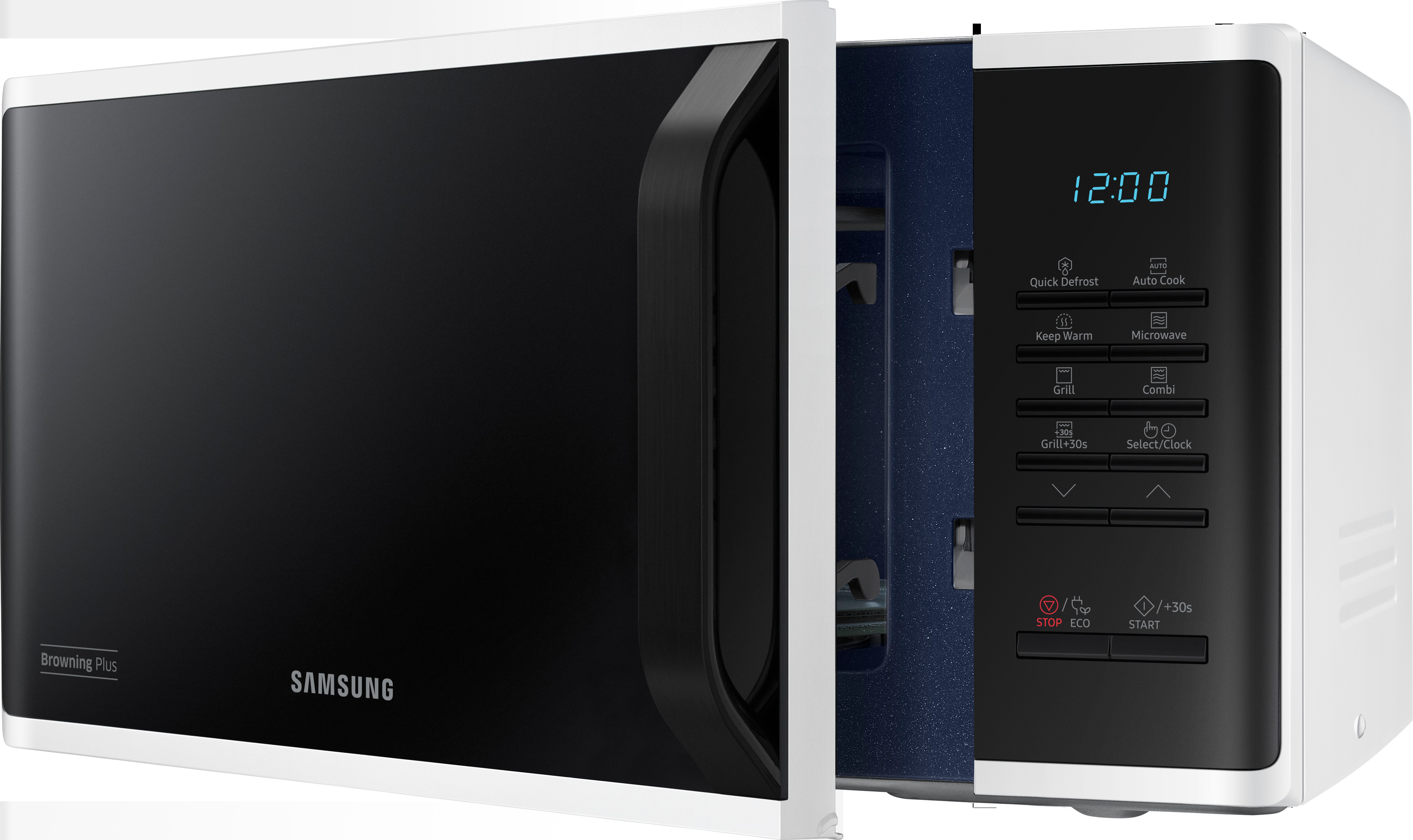 SAMSUNG MG23K3513AW/EG, Mikrowelle (800 Watt, Grillfunktion)