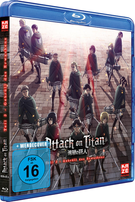 Attack on Titan - Anime Movie Teil 3: Gebrüll des Erwachens Blu-ray