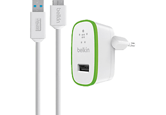 BELKIN F8M865VF03-WHT USB töltő, Micro-B-/USB 3.0 kábellel