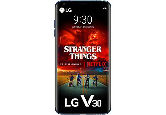 Móvil - LG V30, 6" OLED FullVision QHD+, 64 GB, 3300 mAh, Azul