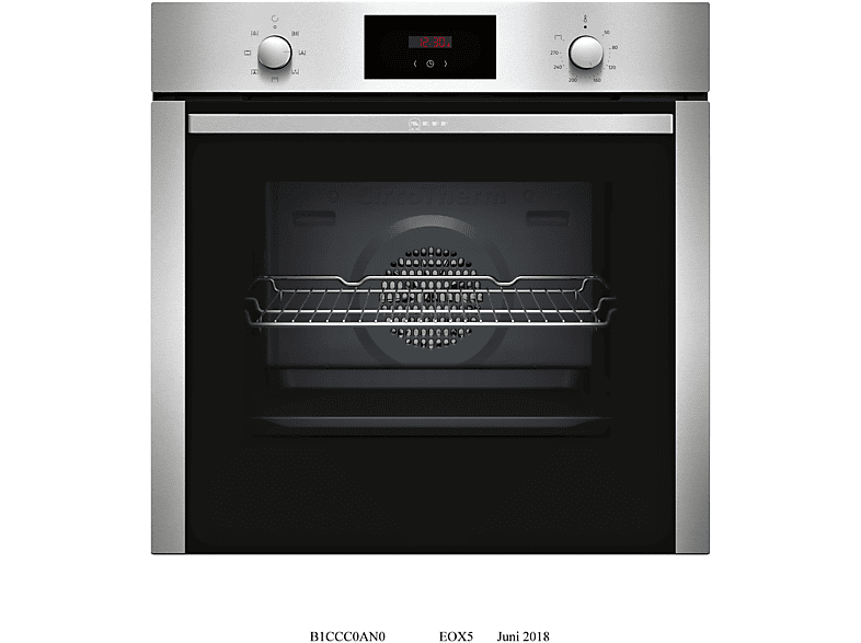 Backofen B1CCC0AN0, Liter, 71 NEFF (Einbaugerät, breit) mm 594