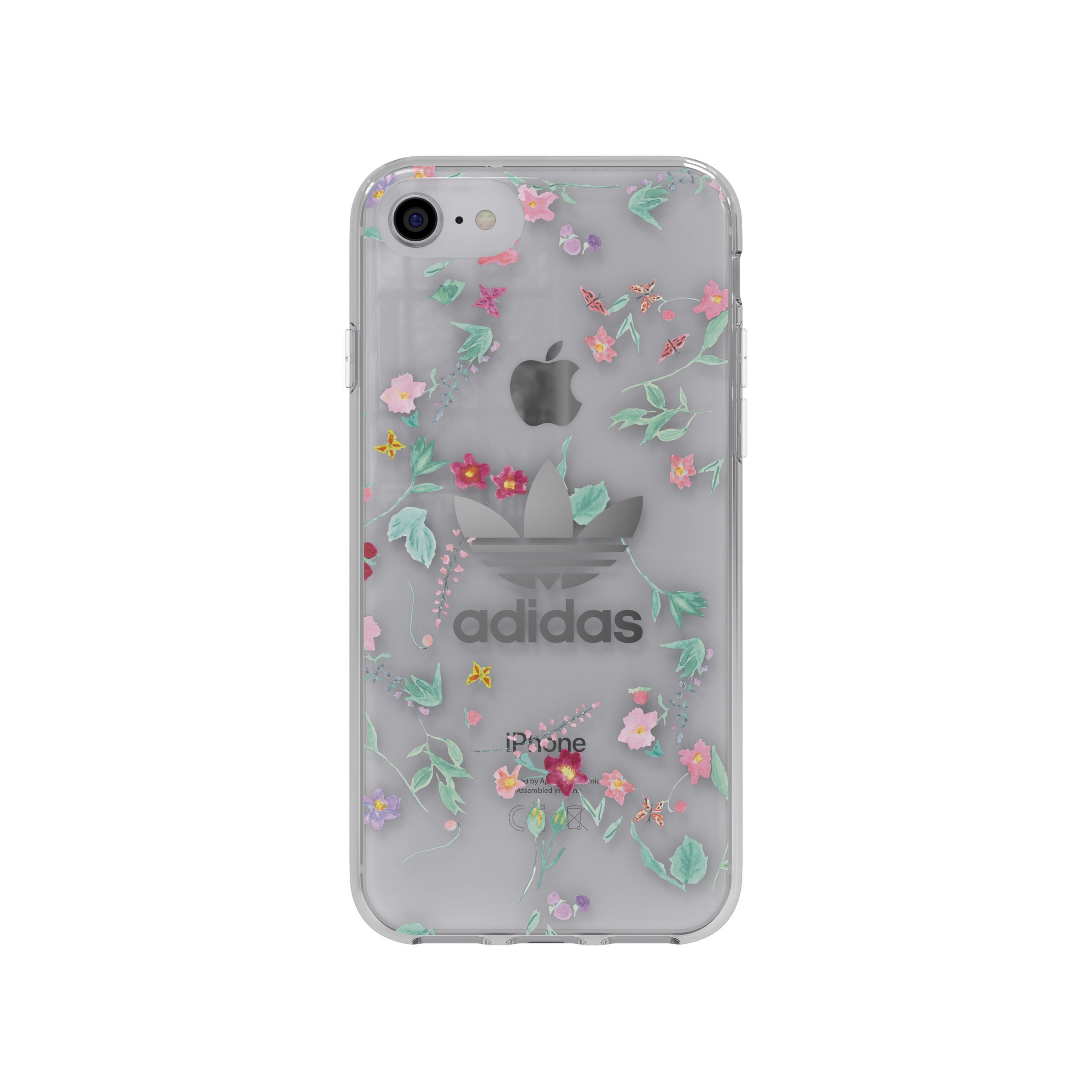 ADIDAS ORIGINALS Clear Case, Backcover, Apple, iPhone SE (2020), iPhone 6, iPhone 7, iPhone 8, Mehrfarbig