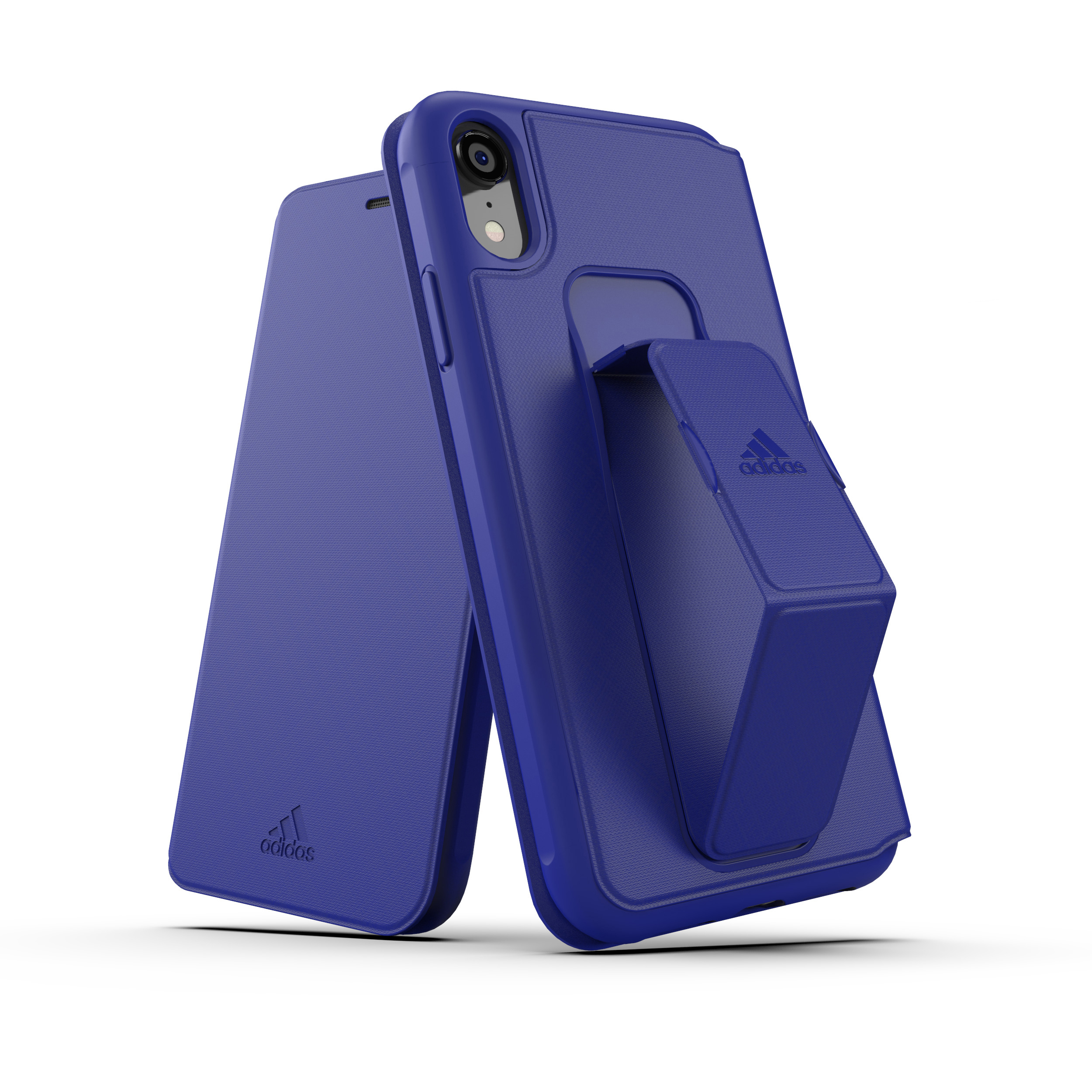 ADIDAS SPORT Folio Grip, Bookcover, Apple, iPhone XR, Blau