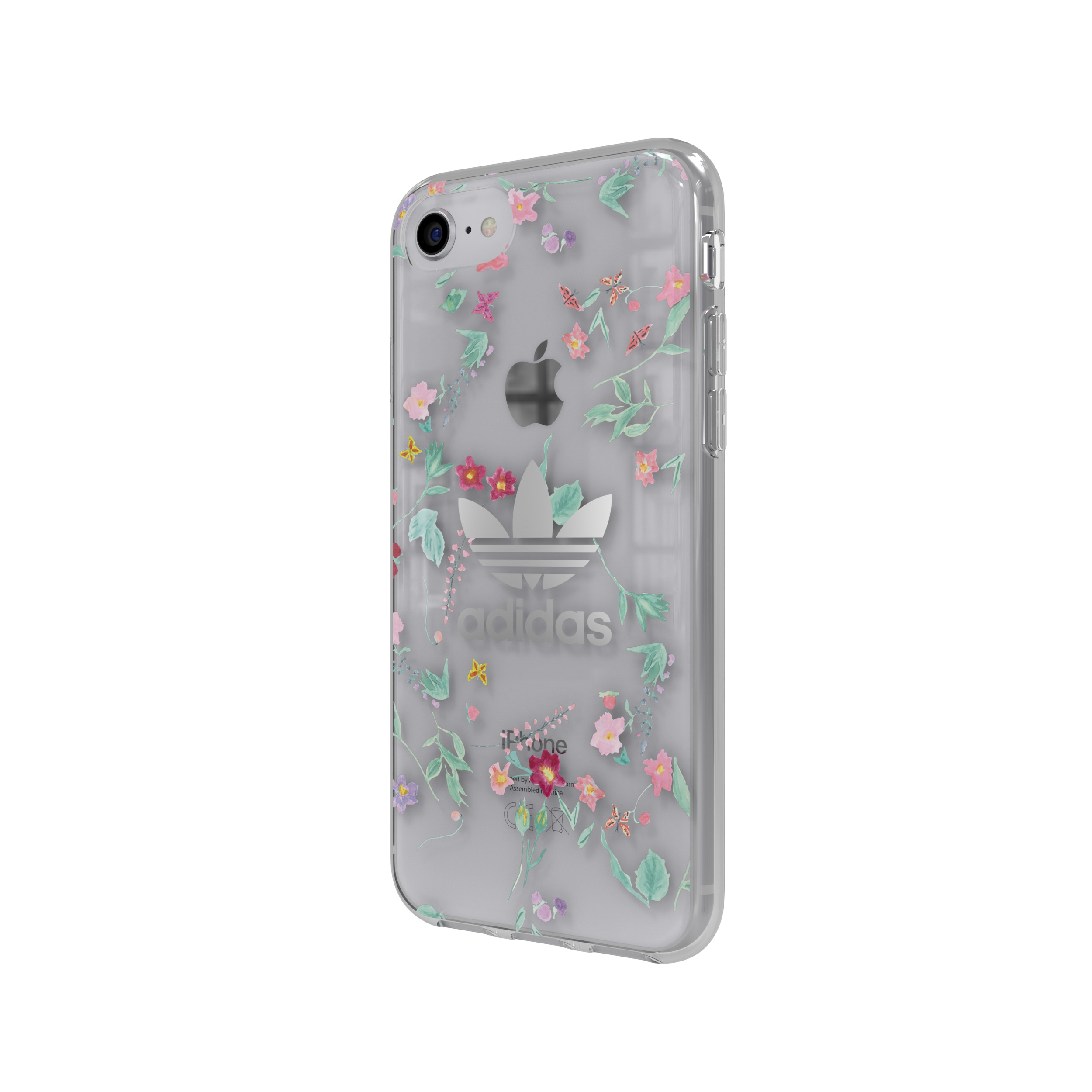 ADIDAS ORIGINALS Clear Case, Backcover, Apple, iPhone SE (2020), iPhone 6, iPhone 7, iPhone 8, Mehrfarbig