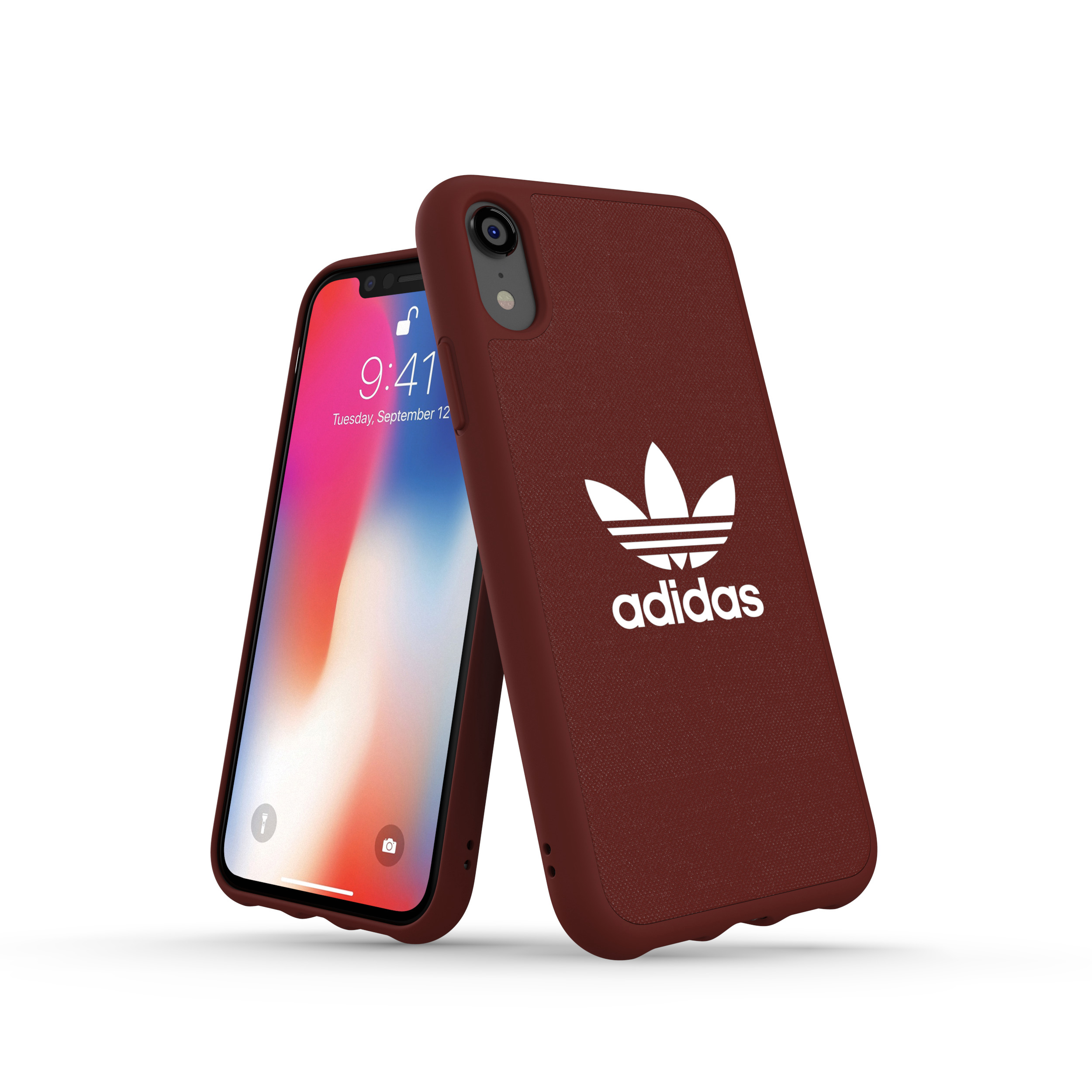 ADIDAS ORIGINALS Moulded, Backcover, Apple, iPhone XR, Kastanie