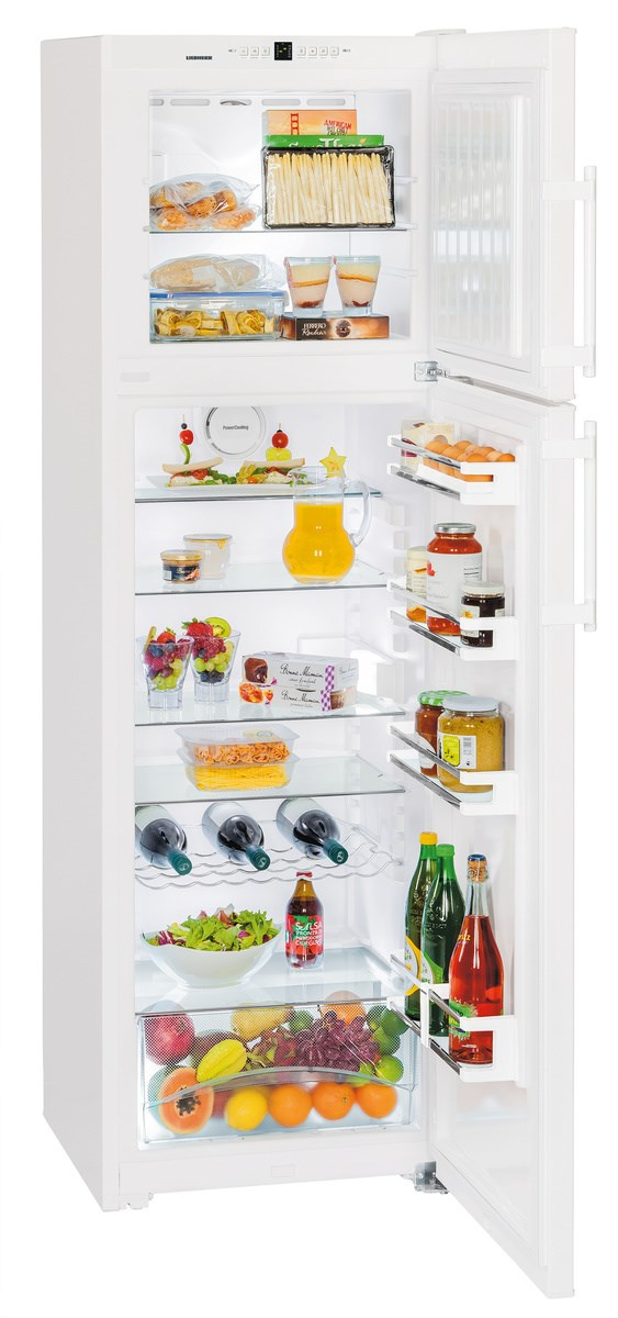 Frigorífico dos puertas- Liebherr CTN 3663, Capacidad total de 306L, Blanco