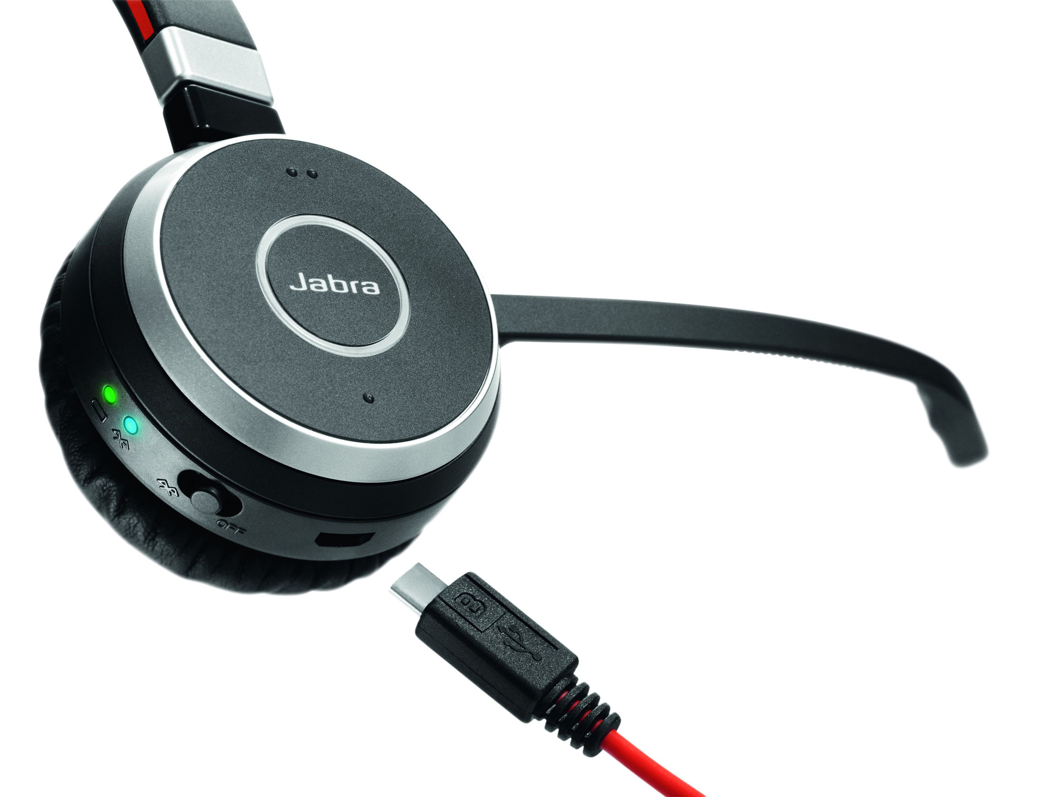 JABRA Evolve 65 UC monaural Headset Schwarz