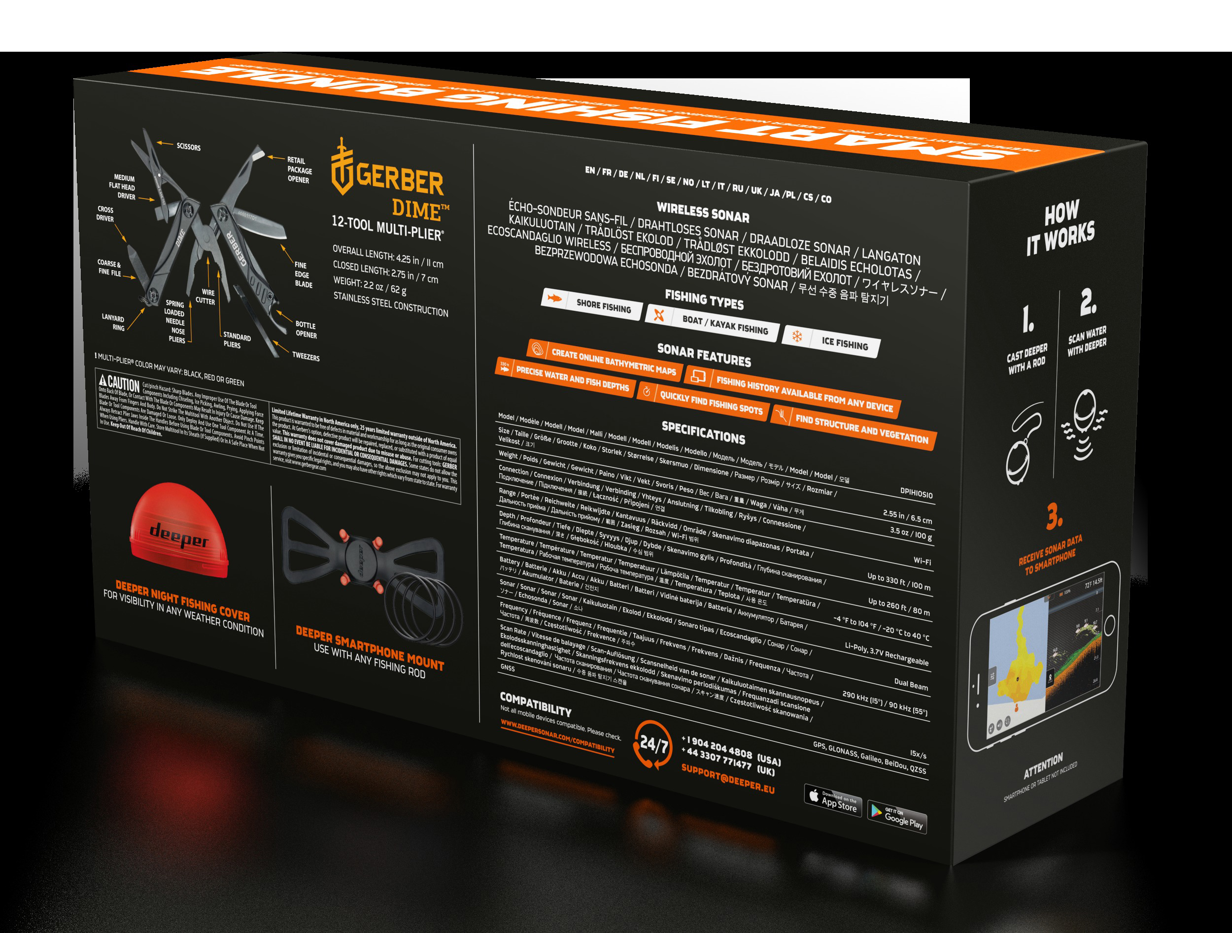 DEEPER Smart Sonar Pro+ Bundle  Angeln