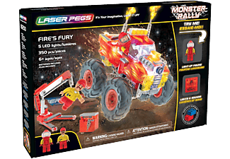 LASER PEGS Monster Rally – Fire’s Fury - Bau Spiele (Mehrfarbig)