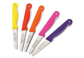 Set de cuchillos - Menz y Konecke 4220000181 Silvano Colorful, 5 unidades, Perfectos para pelar