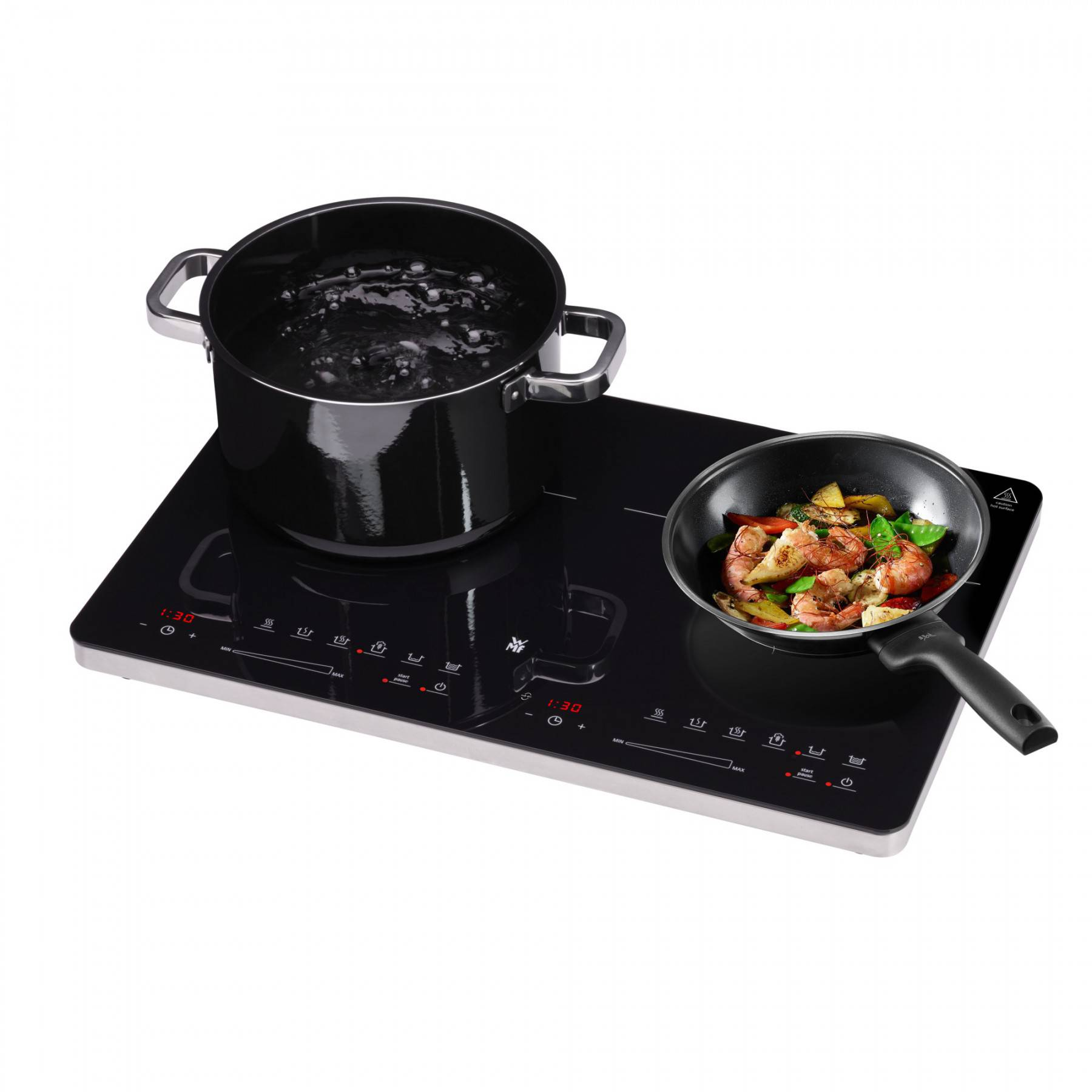 WMF 0415320011 KULT X Doppel Kochplatte (Induktion, Kochzonen: 2)