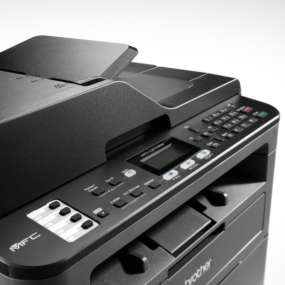 BROTHER MFC-L2710DW, S/W-Laser (MFCL2710DWG2), Multifunktionsdrucker, WLAN, Schwarz