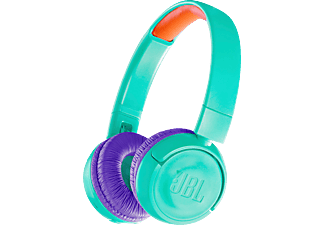 JBL JR 300, On-ear Kopfhörer Bluetooth Türkis/Lila