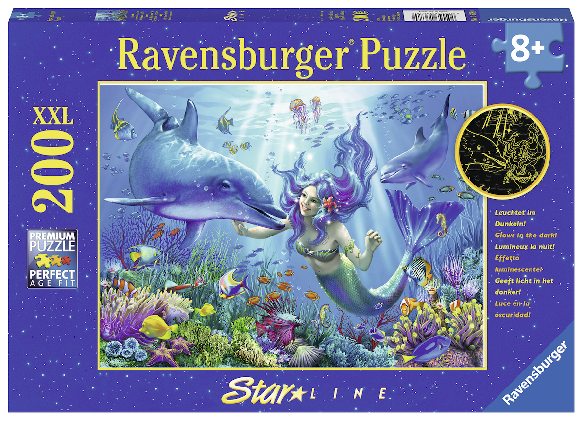 RAVENSBURGER Puzzle Leuchtendes Unterwasserparadies Mehrfarbig