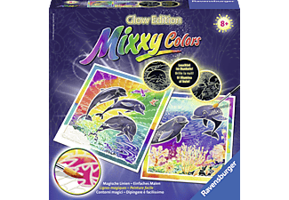 RAVENSBURGER Welt der Delfine Mixxy Colors Glow Edition
