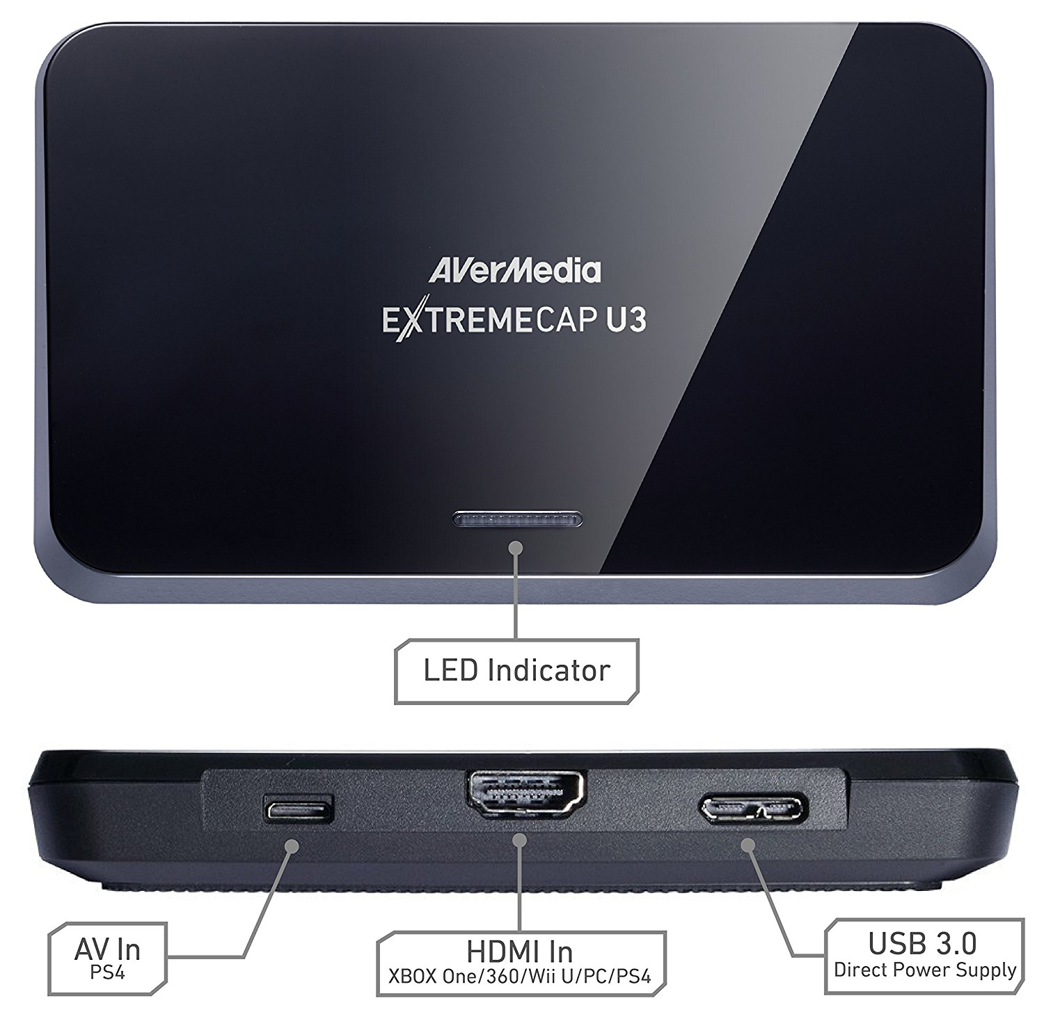 Capturadora de vídeo - Avermedia Extremecap U3, 1080p 60fps
