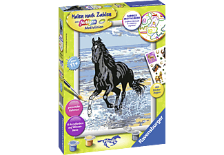 RAVENSBURGER Pferd am Strand Malen nach Zahlen Basteln & Malen | MediaMarkt