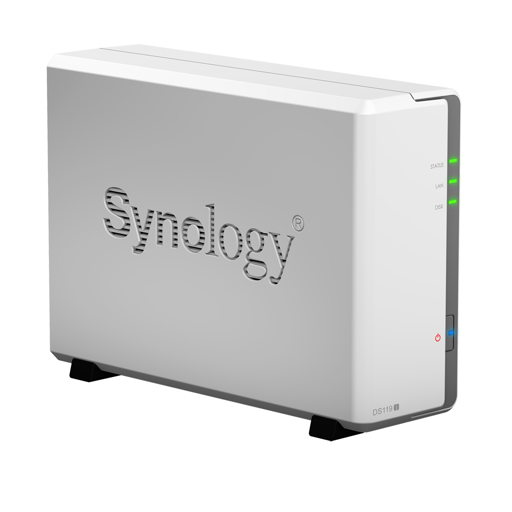 SYNOLOGY DS119j NAS 3,5 Zoll Anzahl Festplattenschächte: 1 Silber}