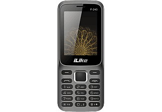 ILIKE F-243 DualSIM szürke nyomógombos kártyafüggetlen mobiltelefon