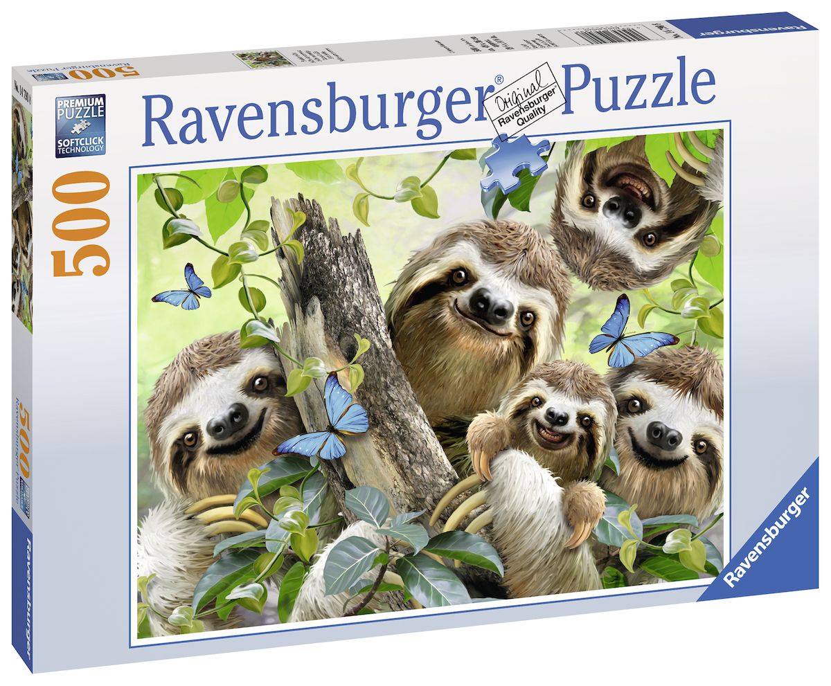 RAVENSBURGER Faultier Selfie Puzzle Mehrfarbig